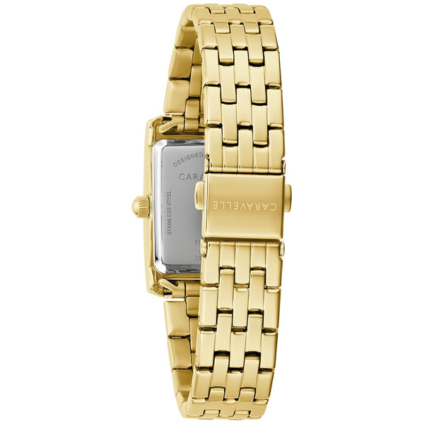 Caravelle gold cheap watch