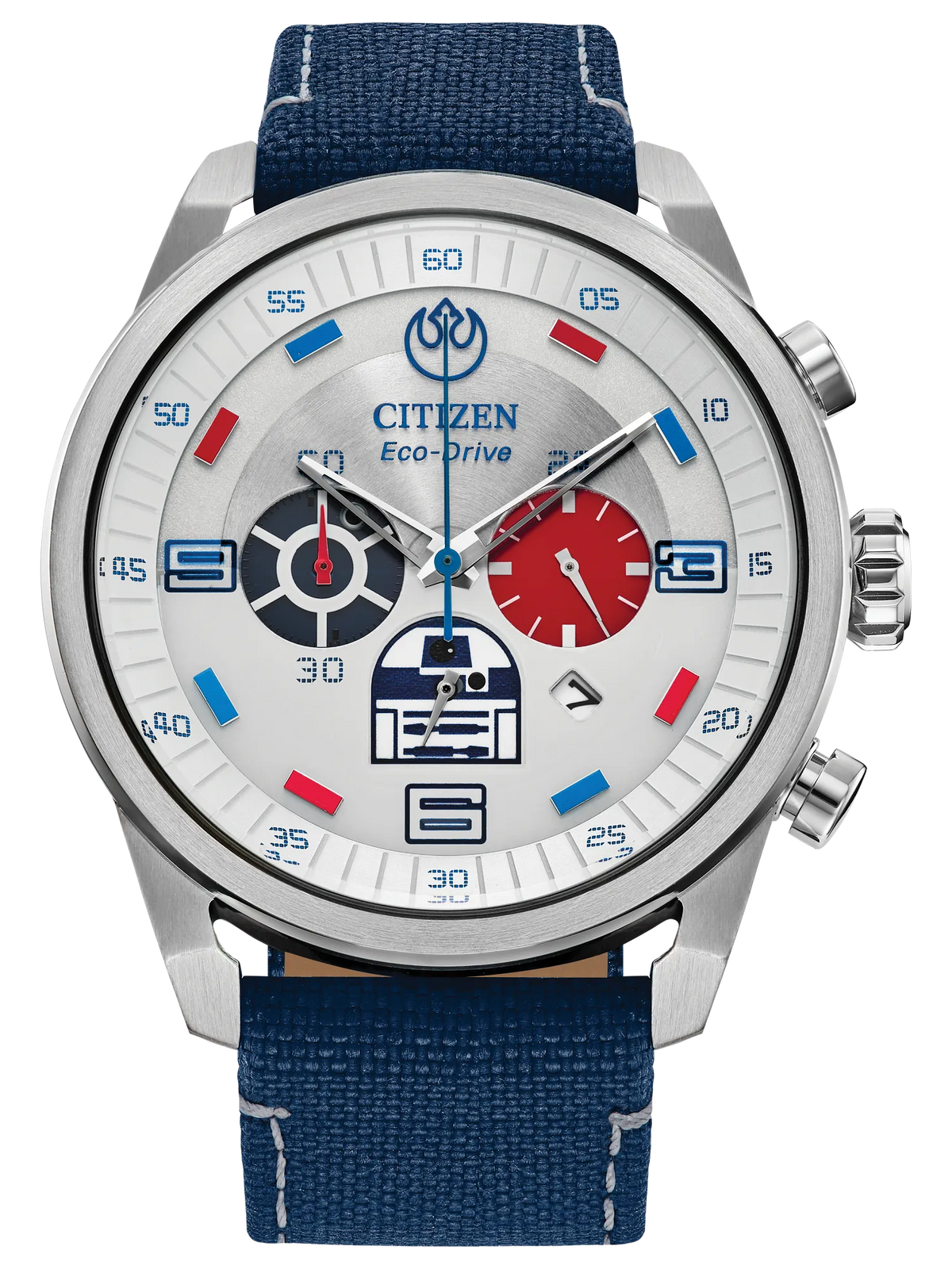 Citizen R2-D2 Silver-Tone Men's Watch (CA4219-03W), detail