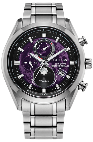 CITIZEN TSUKI-YOMI A-T Purple Men's Watch (BY1010-81Z) – Ducci