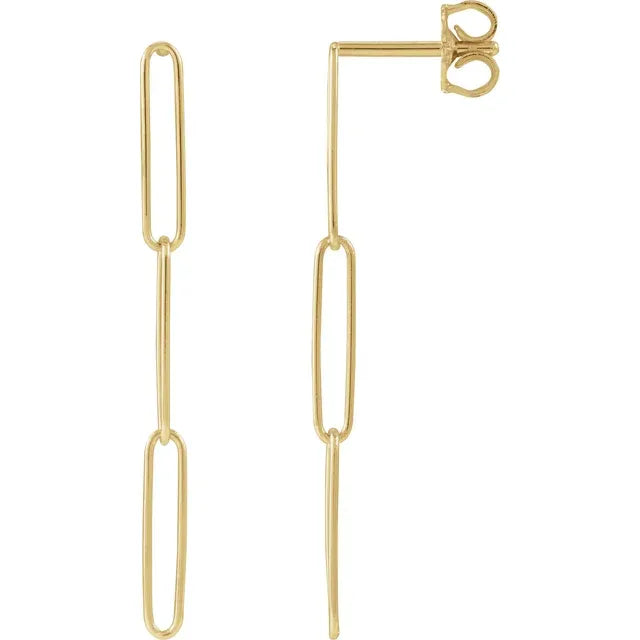 Paperclip 2025 as earring