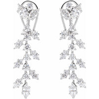 14K White 4 1/4 CTW Lab-Grown Diamond Earrings 689051