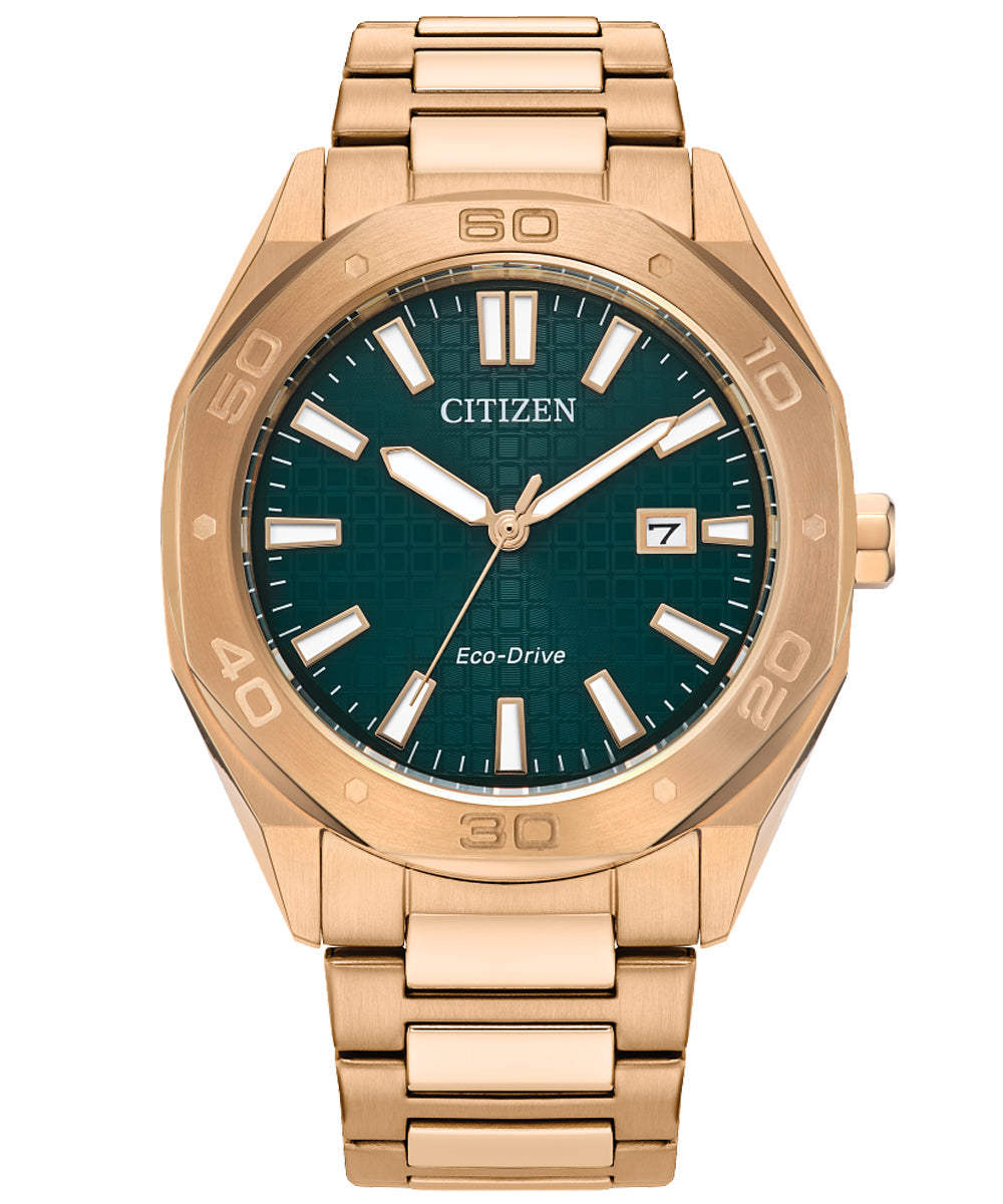 CITIZEN ODYN Green Men's Watch (BM7633-81X)