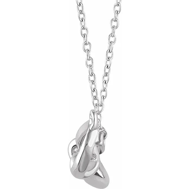 14K Gold Bow 16-18" Necklace