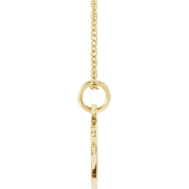 14K Yellow Chai 16-18" Necklace