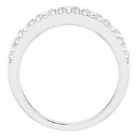 14K White 1 CTW Lab-Grown Diamond Ring : 65237