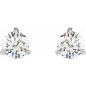 14K White 2 CTW Lab-Grown Diamond Stud Earrings :652481