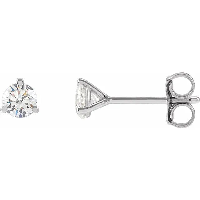 14K White 2 CTW Lab-Grown Diamond Stud Earrings :652481