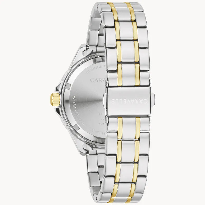 Caravelle Aqualuxx Silver-White Women's Watch (45M120), detail