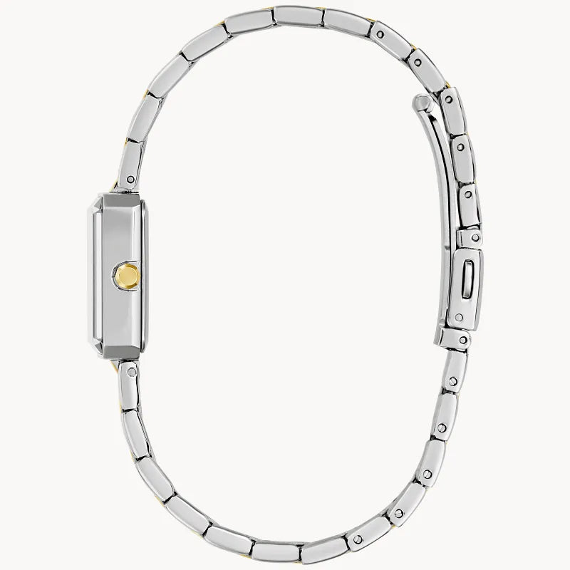 Caravelle Modern Silver-White Women's Watch (45L193), detail