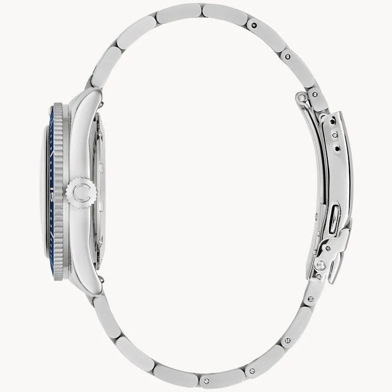 Caravelle Sea Hunter Light Blue Men's Watch (43B178), detail