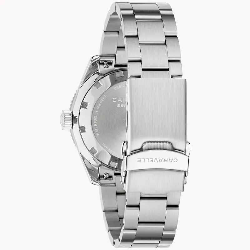 Caravelle Sea Hunter Green Men's Watch (43B179), detail