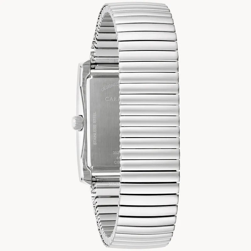 Caravelle Dress Silver-White Men's Watch (43A157), detail