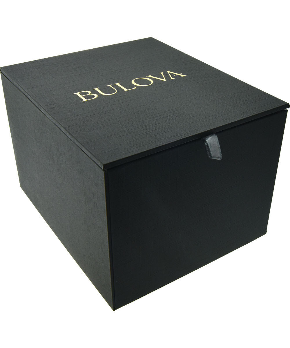 Bulova Surveyor White Mother of Pearl Women's Watch (97P172), detail