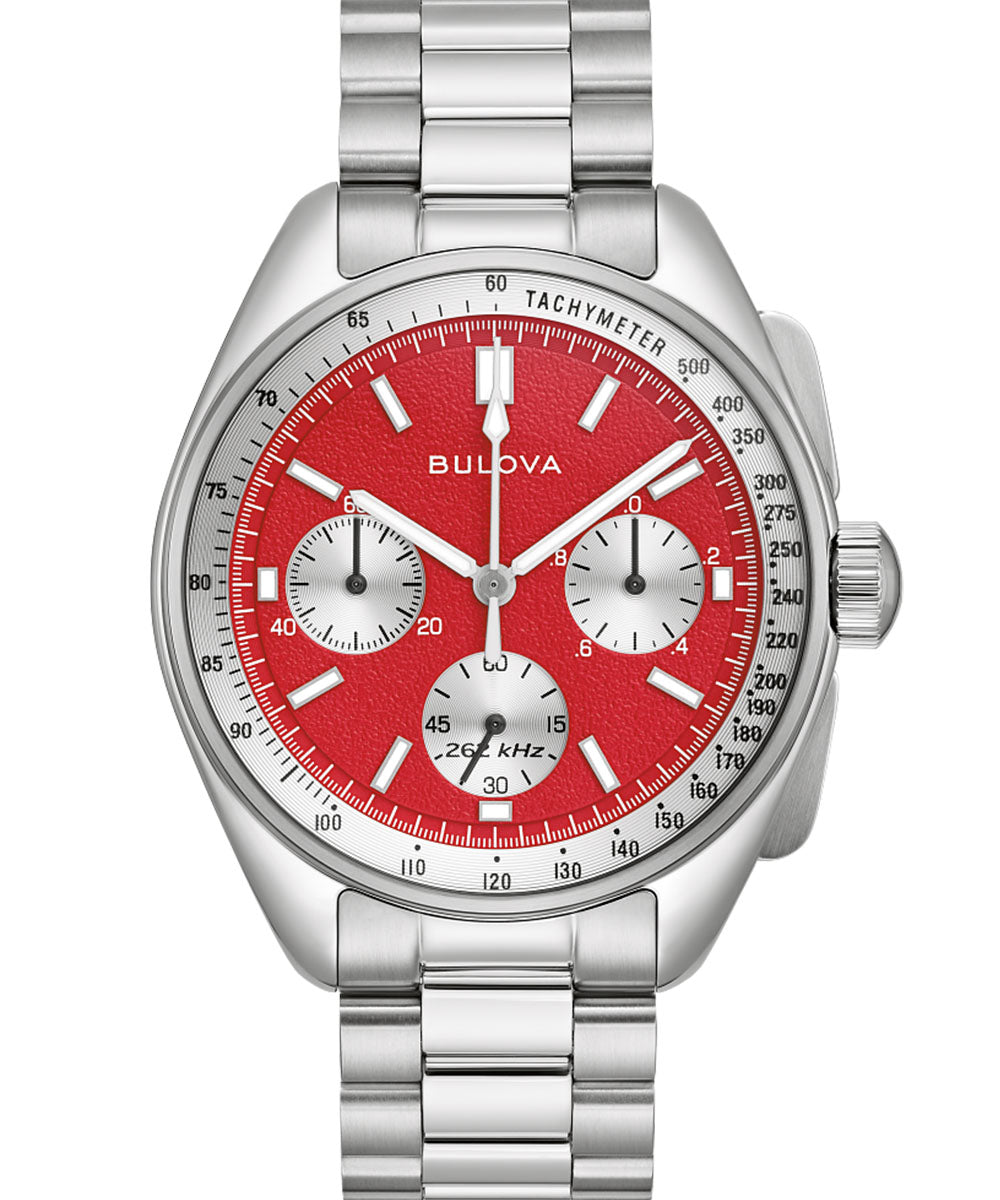 BULOVA LUNAR PILOT Red Men's Watch (96K115)