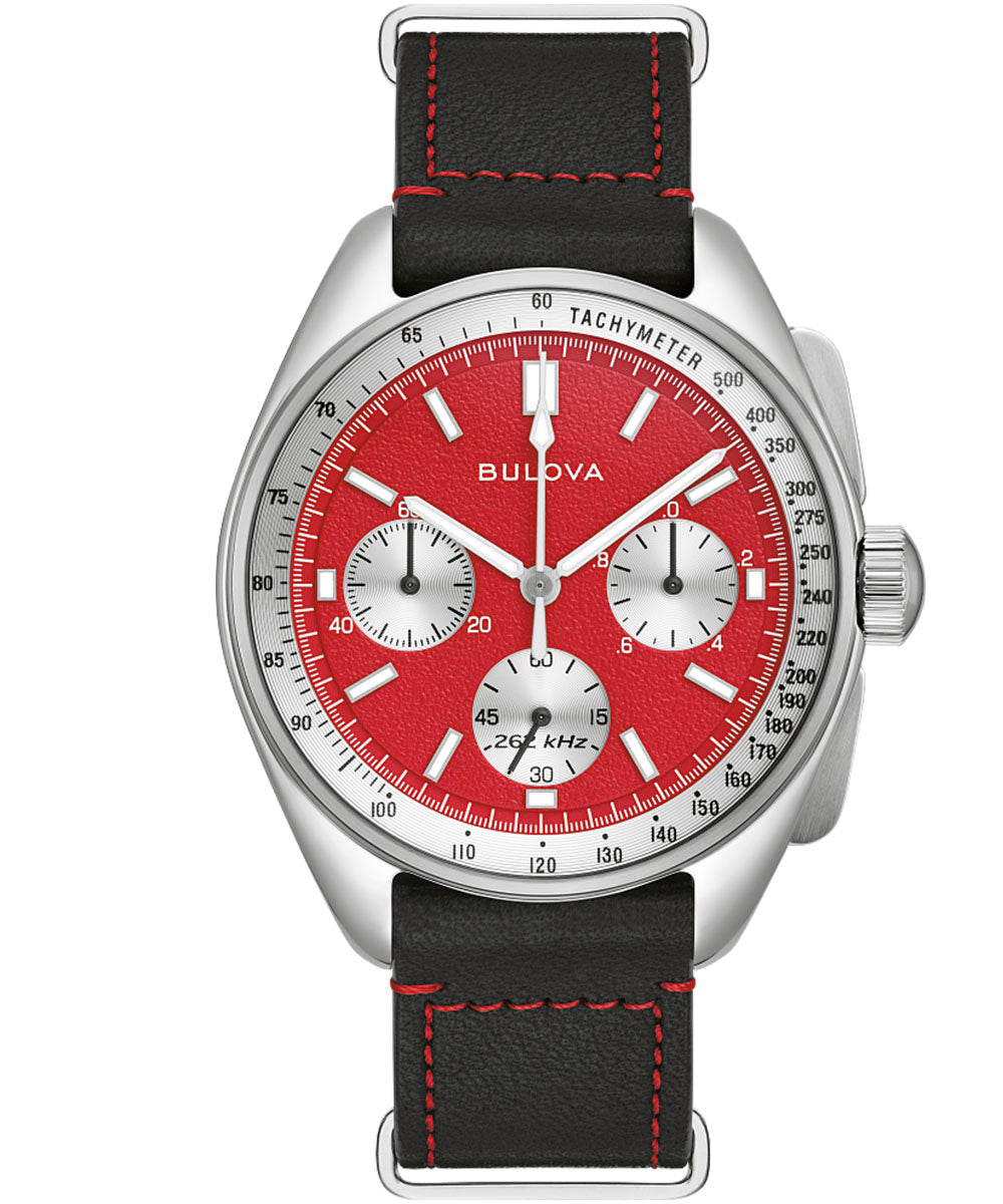 BULOVA LUNAR PILOT Red Men's Watch (96K115)
