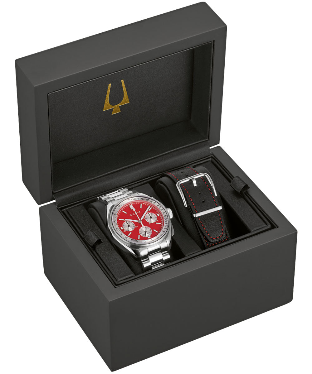 BULOVA LUNAR PILOT Red Men's Watch (96K115)
