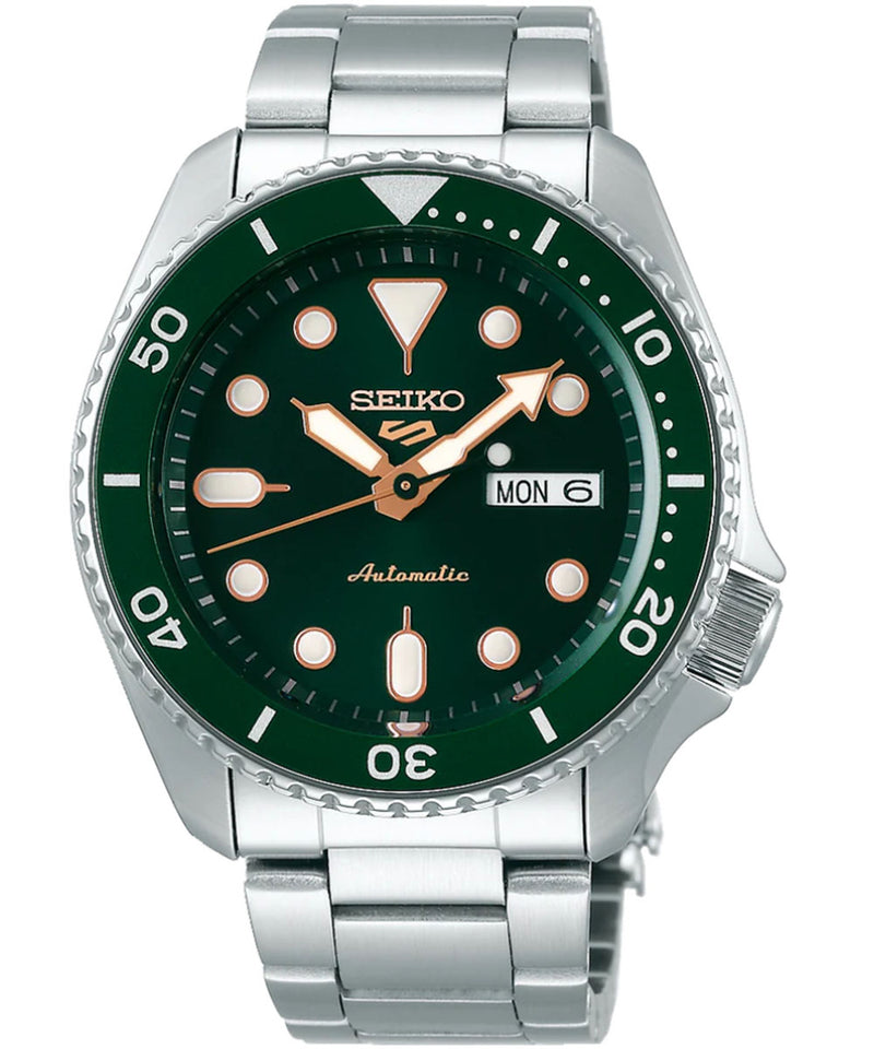 Seiko 5 Sports Green Dial Automatic Watch (SRPD63K)