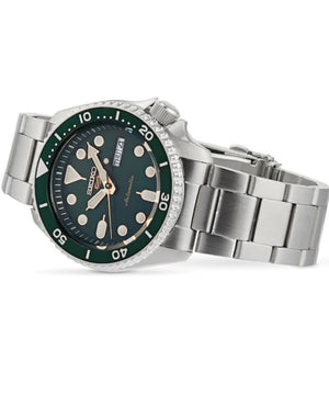 Seiko 5 Sports Green Dial Automatic Watch (SRPD63K)