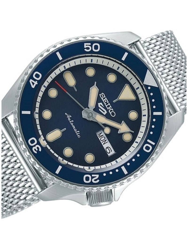 Seiko 5 Sports Blue Dial Automatic Watch (SRPD71K1)