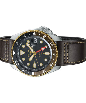 Seiko 5 Sports Mocha GMT Automatic Watch (SSK036K1)