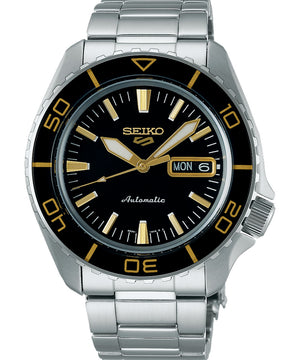 Seiko 5 Sports Black Dial Automatic Watch (SRPK99K)