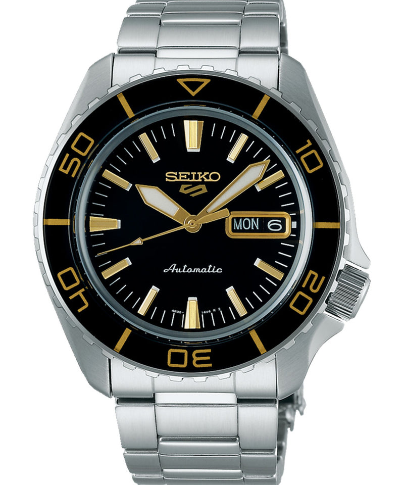 Seiko 5 Sports Black Dial Automatic Watch (SRPK99K)