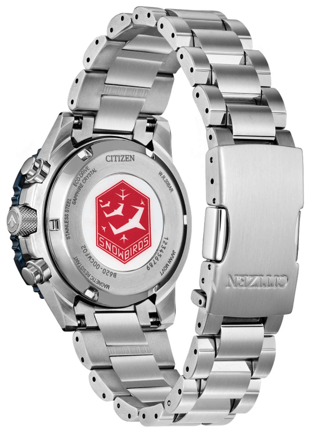 Citizen Promaster Sky Snow Birds Red Men's Watch (CA4668-51X), detail