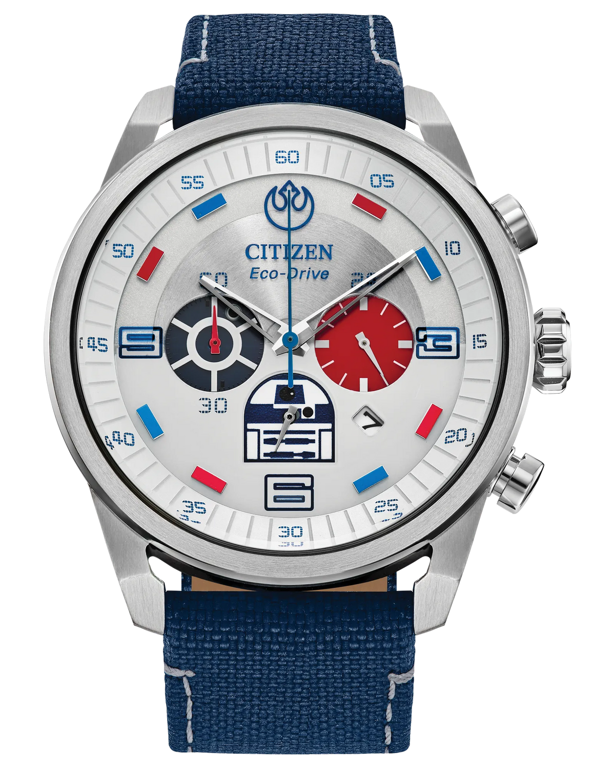 Citizen R2-D2 Silver-Tone Men's Watch (CA4219-03W), detail