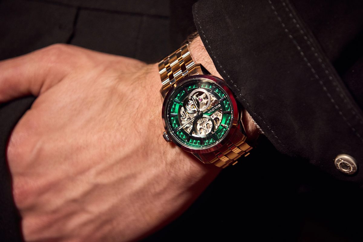 Bulova Sutton Green Men's Watch (96A329), worn