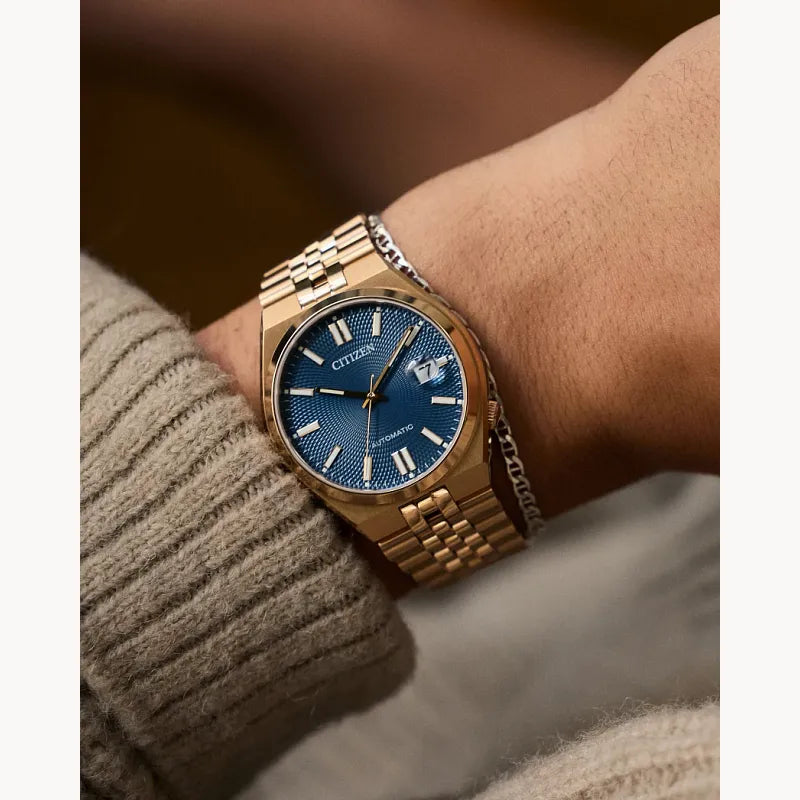 Citizen Tsuyosa 60 Blue Men's Watch (NK0023-57L), detail