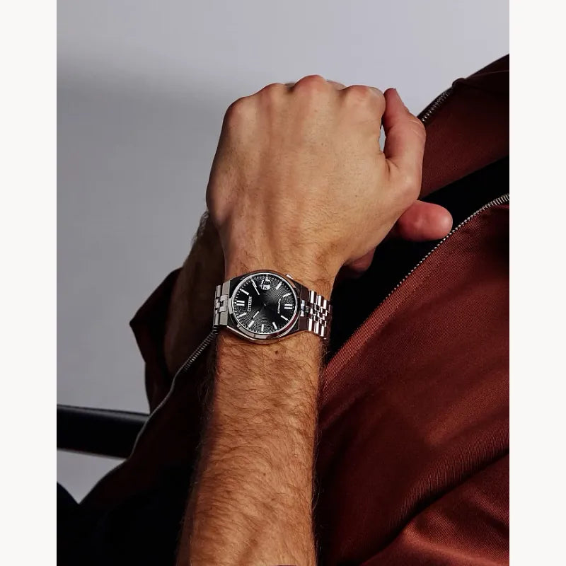 Citizen Tsuyosa 60 Black Men's Watch (NK0020-55E), detail