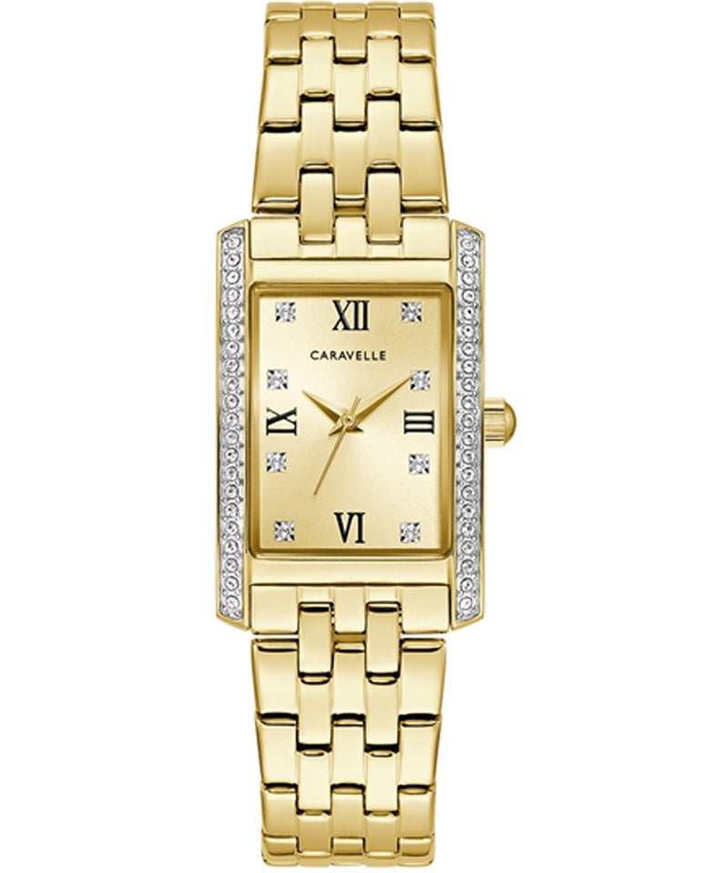 Caravelle Dress Crystal Bracelet Women's Watch 45L192