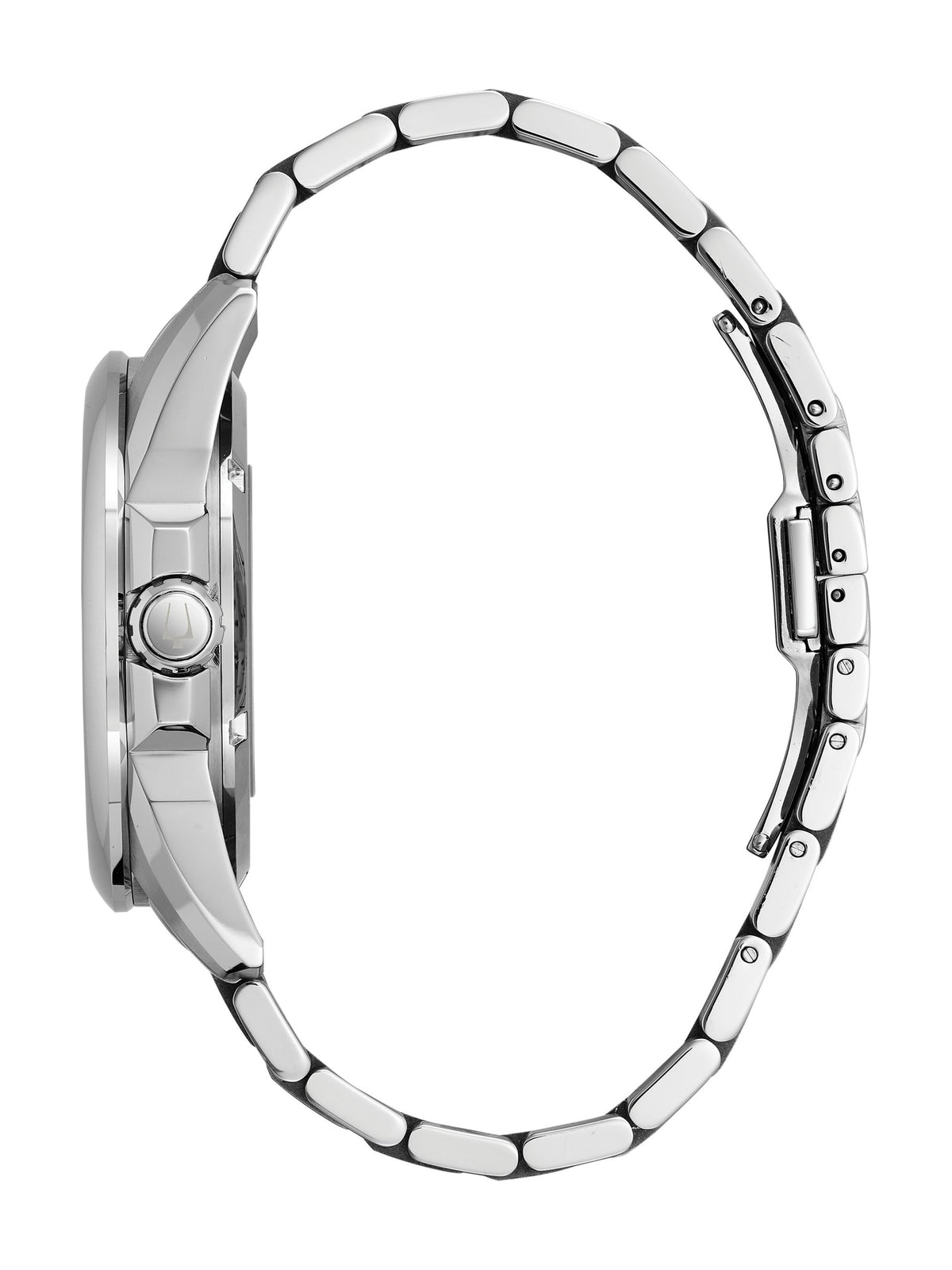 Bulova Sutton Silver-White Men's Watch (96A187), side view