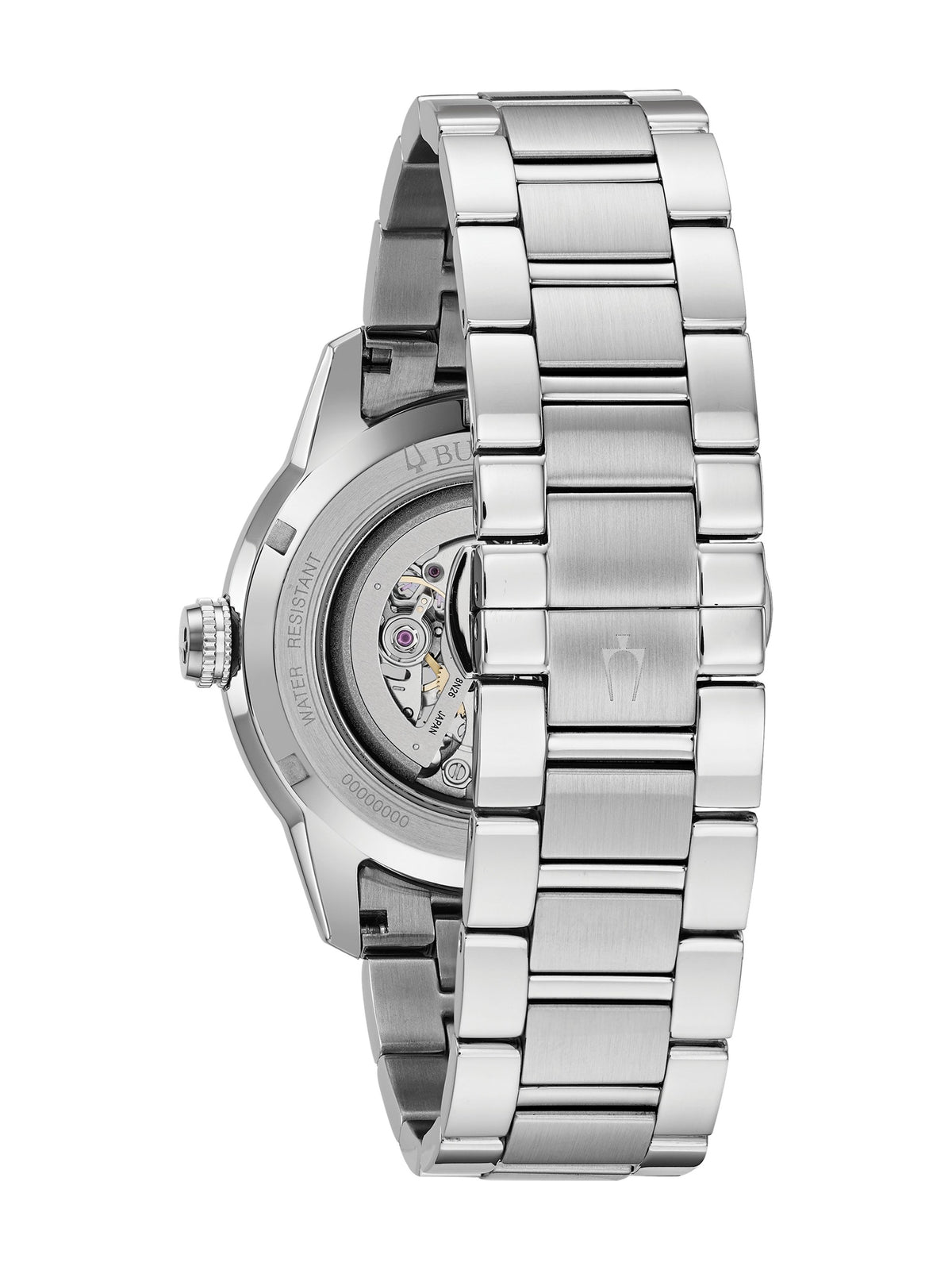 Bulova Sutton Black Men's Watch (96A208), case back