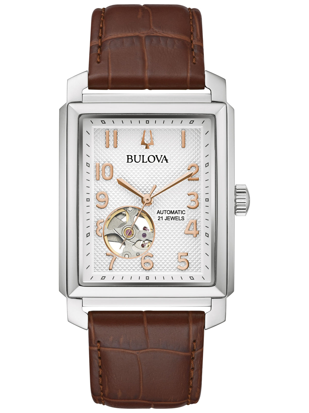 Bulova Sutton Silver-Tone Men's Watch (96A268)