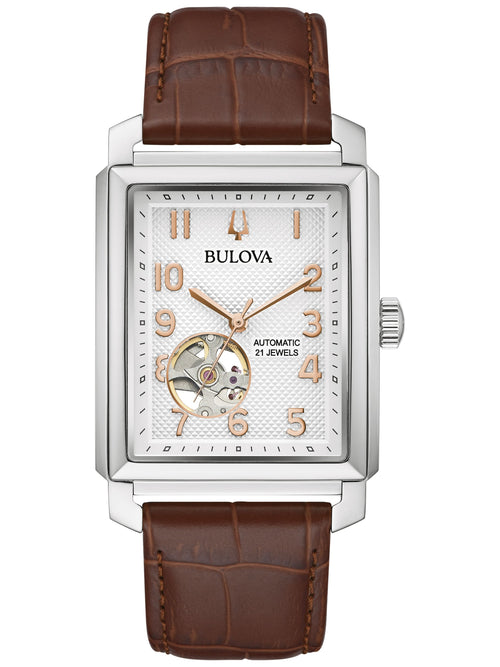 Bulova Sutton Silver-Tone Men's Watch (96A268)