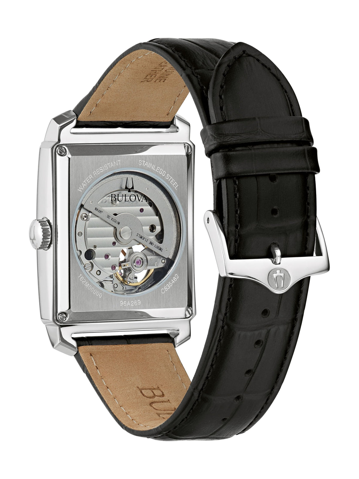 Bulova Sutton Black Men's Watch (96A269), case back