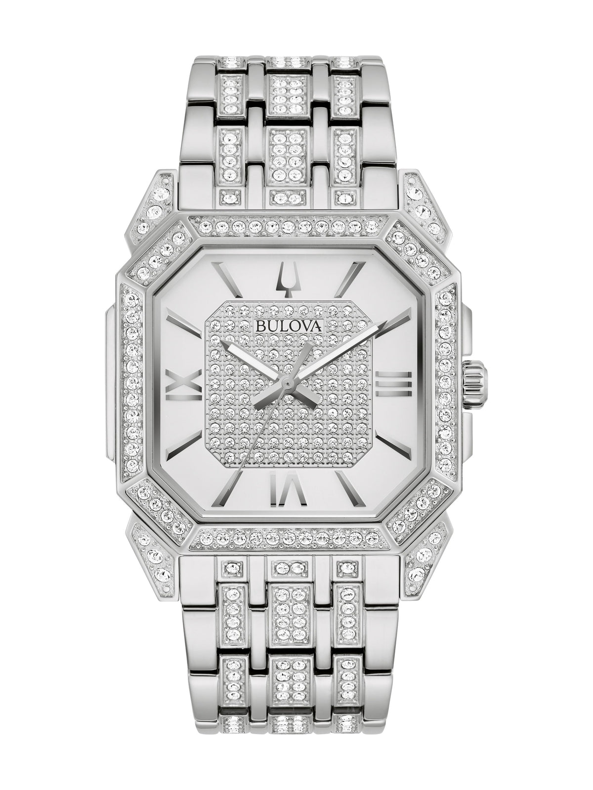 Bulova Octava Silver-White Men's Watch (96A285)