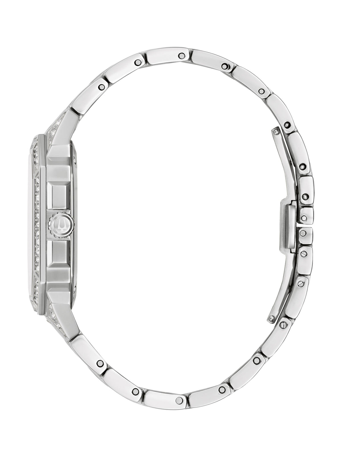 Bulova Octava Silver-White Men's Watch (96A285), side view