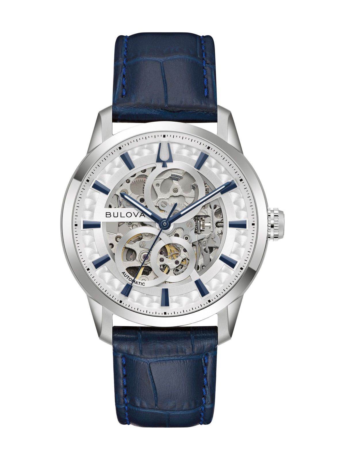 Bulova Sutton Silver-Tone Men's Watch (96A330)