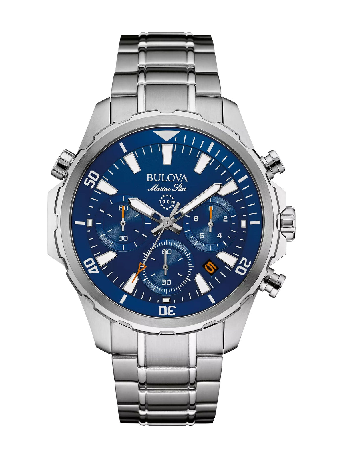 Bulova Marine Star Series B Blue Men's Watch (96B256)
