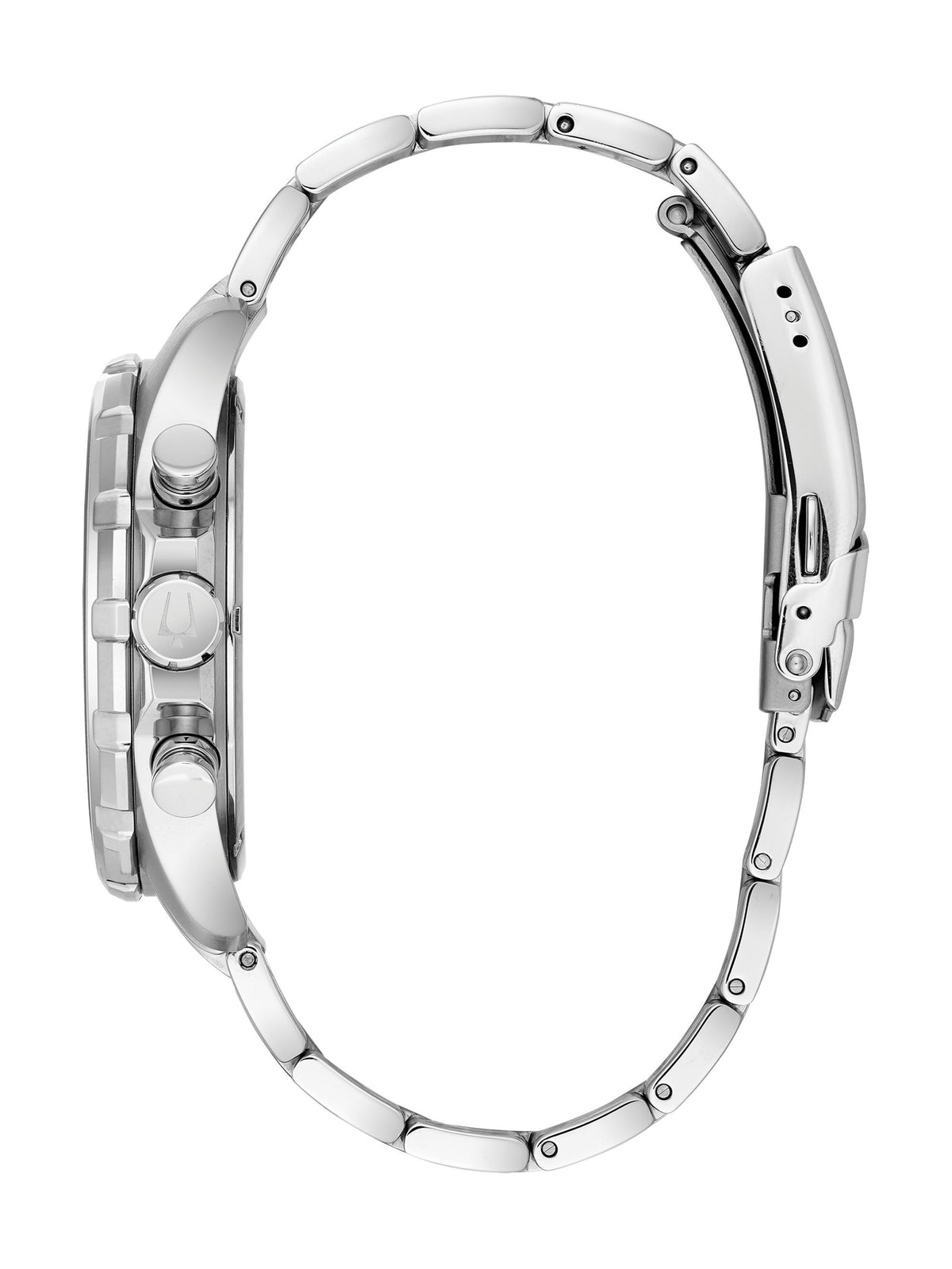 Bulova Marine Star Series B Blue Men's Watch (96B256), side view