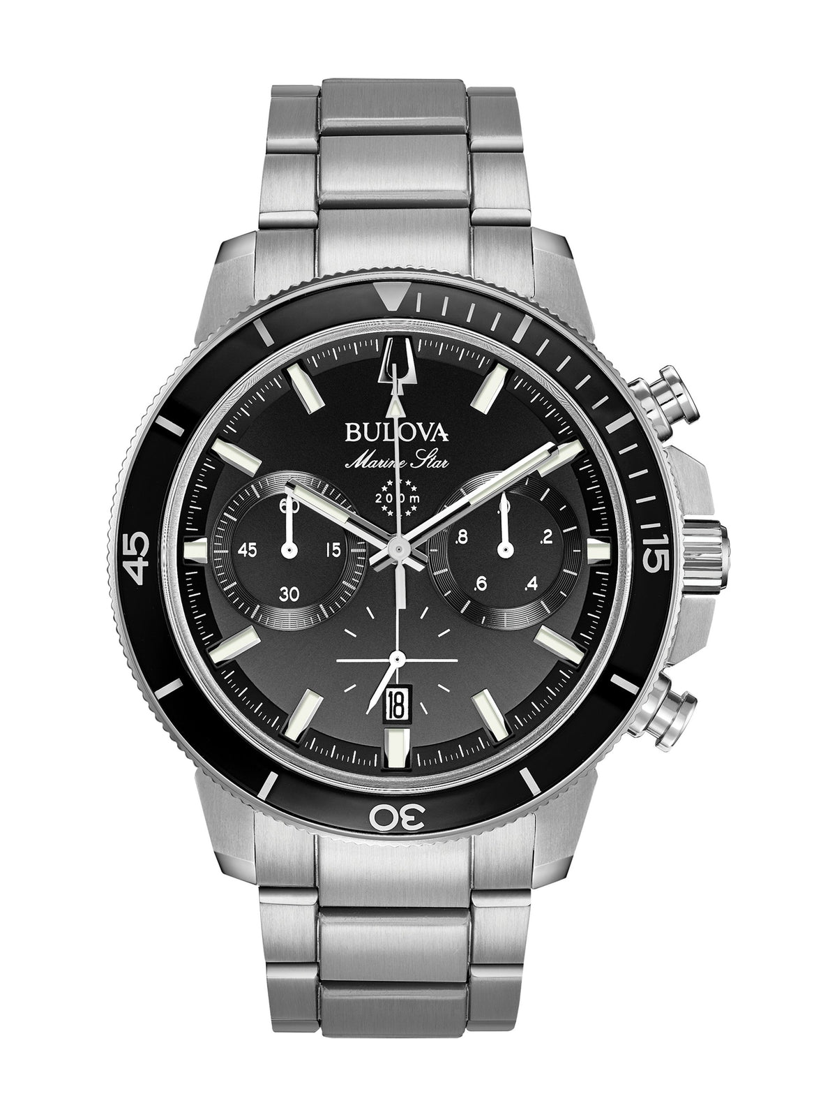 Bulova Marine Star Series C Black Men's Watch (96B272)