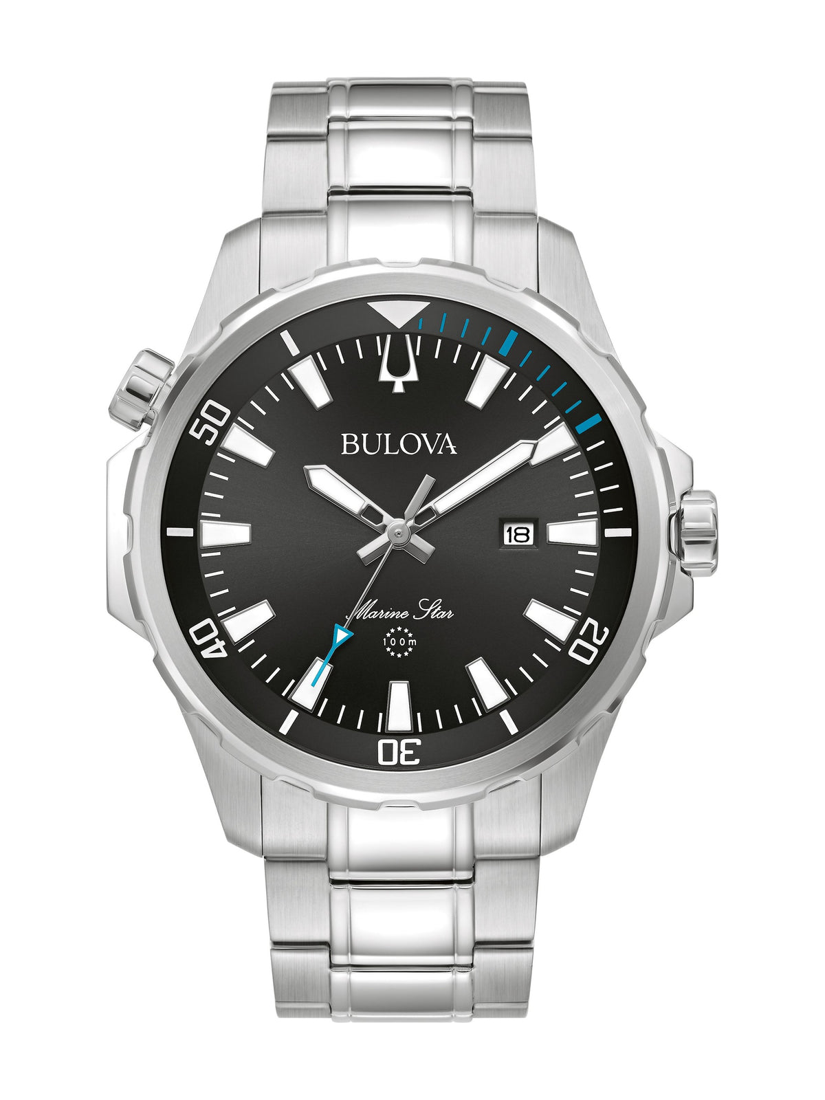 Bulova Marine Star Series B Black Men's Watch (96B382)