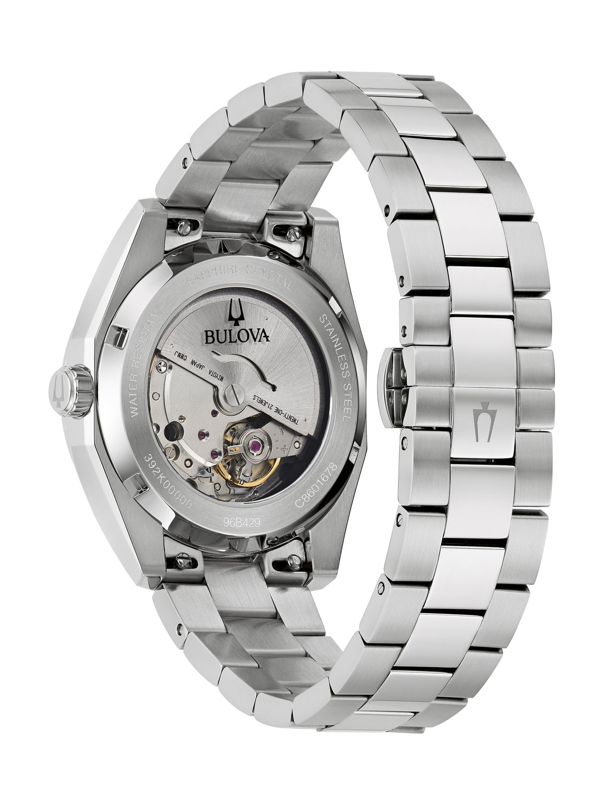 Bulova Surveyor Green Men's Watch (96B429), case back