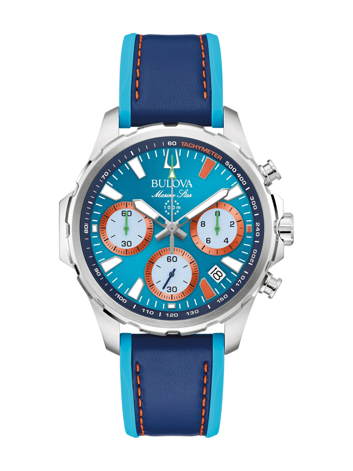 Bulova Marine Star Series B Blue Men's Watch (96B460)