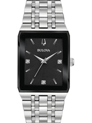 Bulova Quadra Black Men's Watch (96D145)