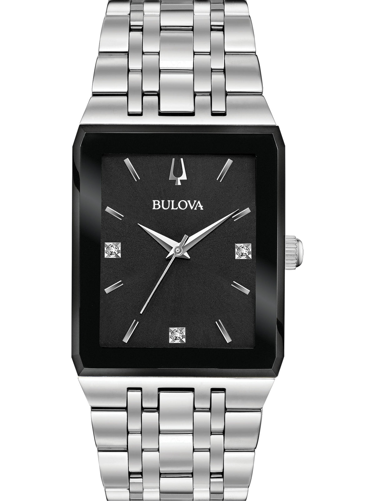 Bulova Quadra Black Men's Watch (96D145)