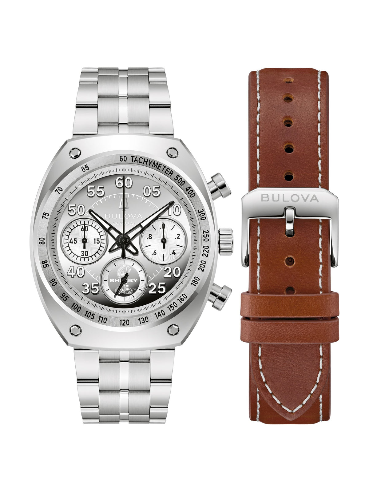Bulova Shelby - Daytona Silver Men's Watch (96K118)