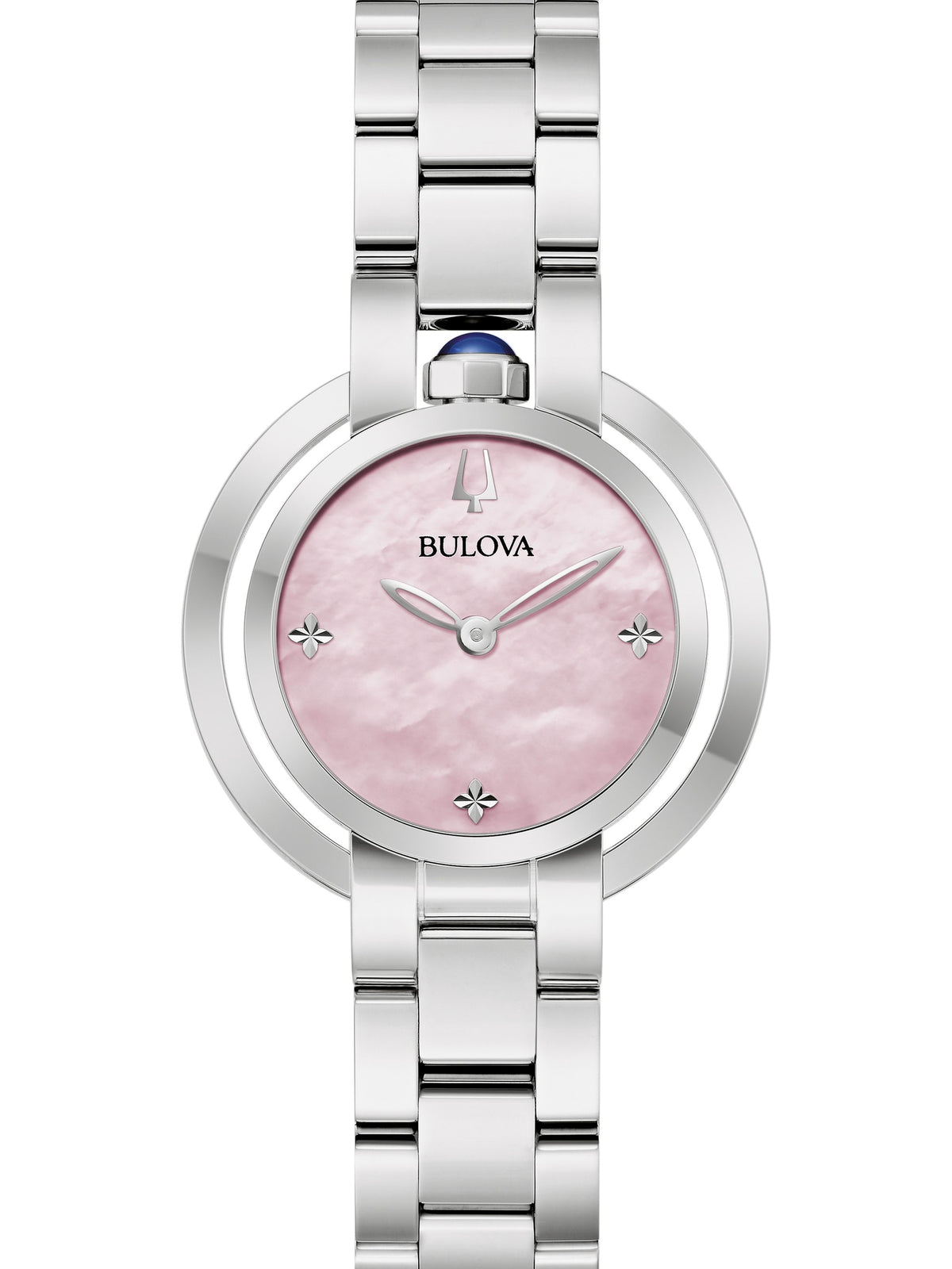 Bulova Rubaiyat Pink Mother of Pearl Women's Watch (96L338)